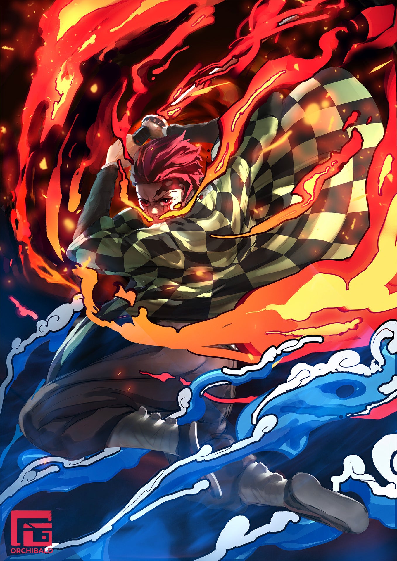 Kamado Tanjiro Premium Poster