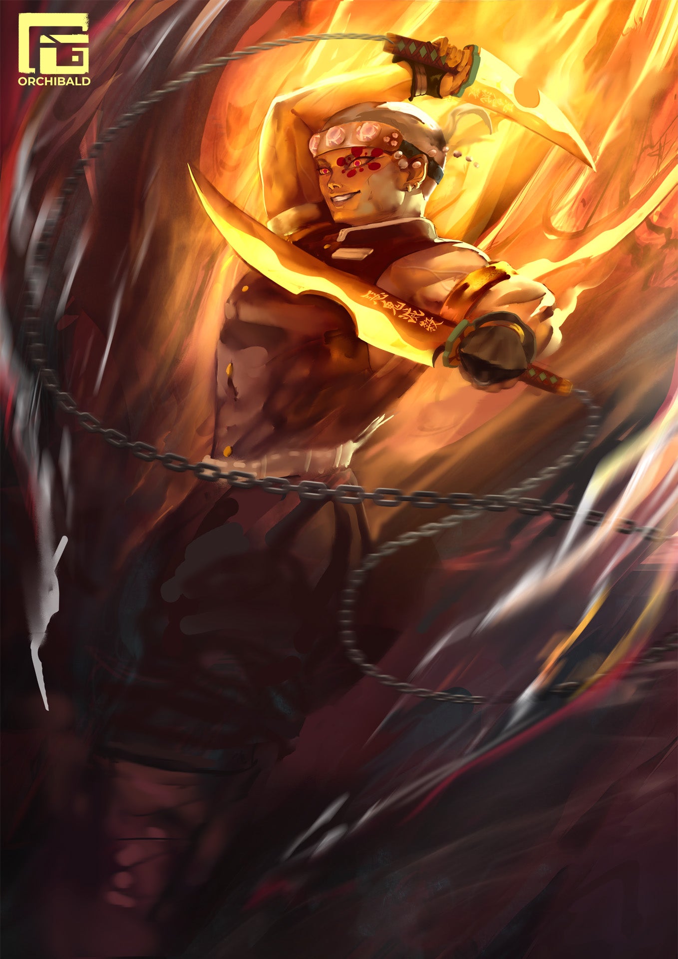 Uzui Tengen Premium Poster