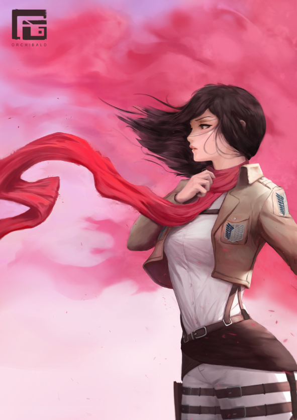 Mikasa Ackerman Premium Poster